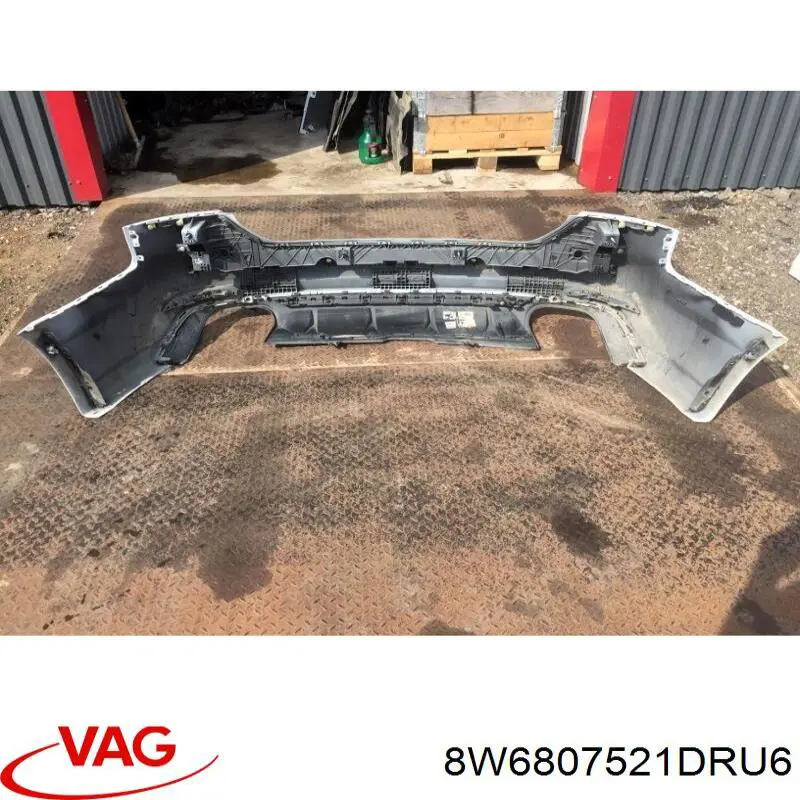 8W6807521DRU6 VAG Спідниця заднього бампера