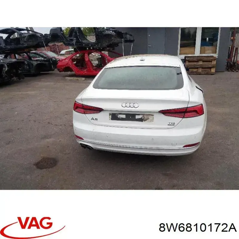 Підкрилок заднього крила, правий 8W6810172A VAG