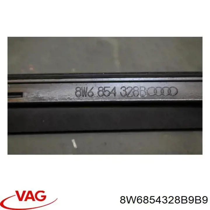 Молдинг лобового скла, правий VAG 8W6854328B9B9 ціна, від 22.73 USD