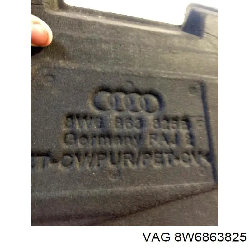 Обшивка капота VAG 8W6863825 ціна, від 112.25 USD