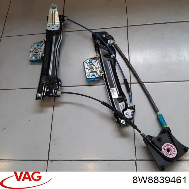 Механізм склопідйомника двері задньої, лівої VAG 8W8839461 ціна, від 19.05 USD
