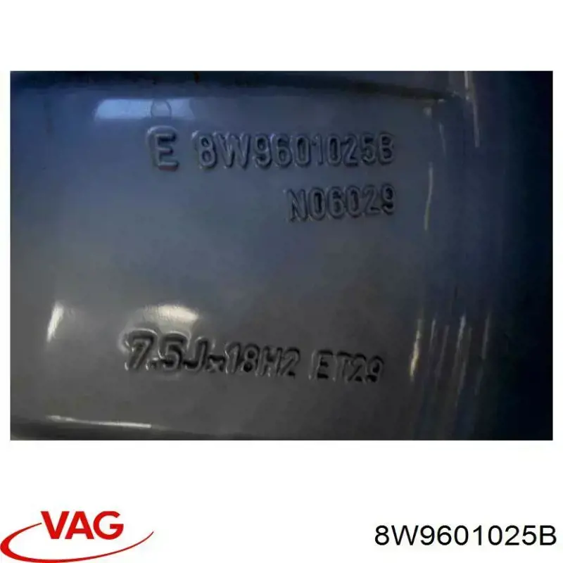 Диски колісні литі (легкосплавні, титанові) VAG 8W9601025B ціна, від 1032.06 USD