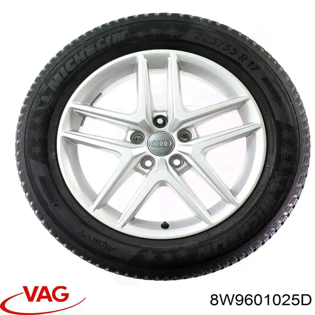 Диски колісні литі (легкосплавні, титанові) VAG 8W9601025D ціна, від 598.74 USD