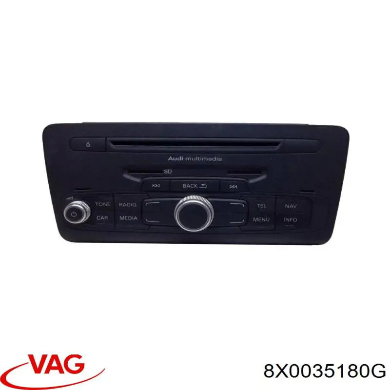 Магнітола (радіо AM/FM) VAG 8X0035180G ціна, від  USD
