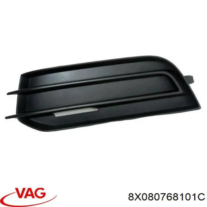 Решітка переднього бампера, ліва VAG 8X0807681 ціна, від 18.56 USD