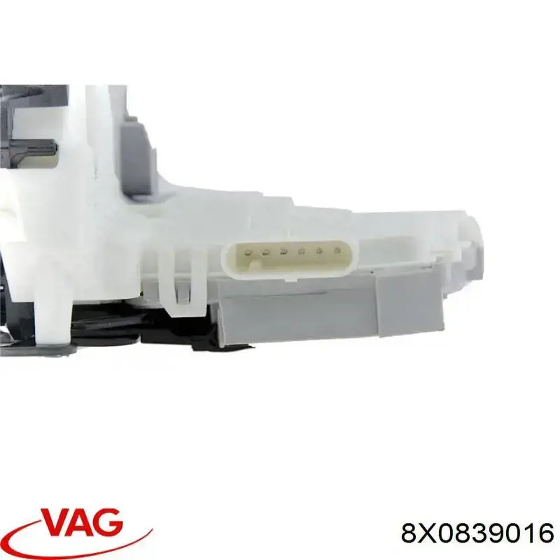 Замок задньої дверї, правої 8X0839016 VAG