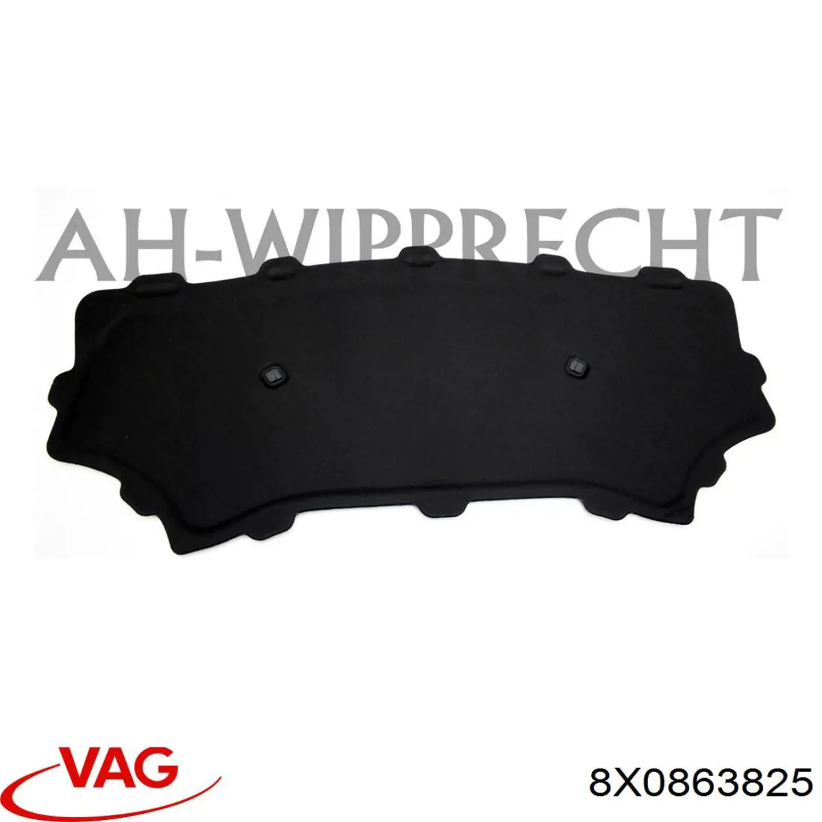 Обшивка капота VAG 8X0863825 ціна, від 97.16 USD