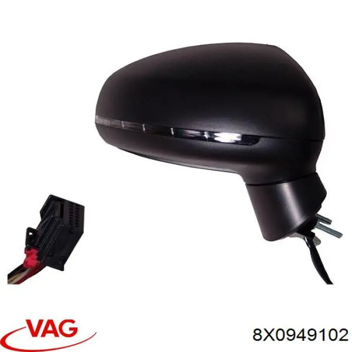 Купити 8X0949102 VAG Покажчик повороту дзеркала, правий