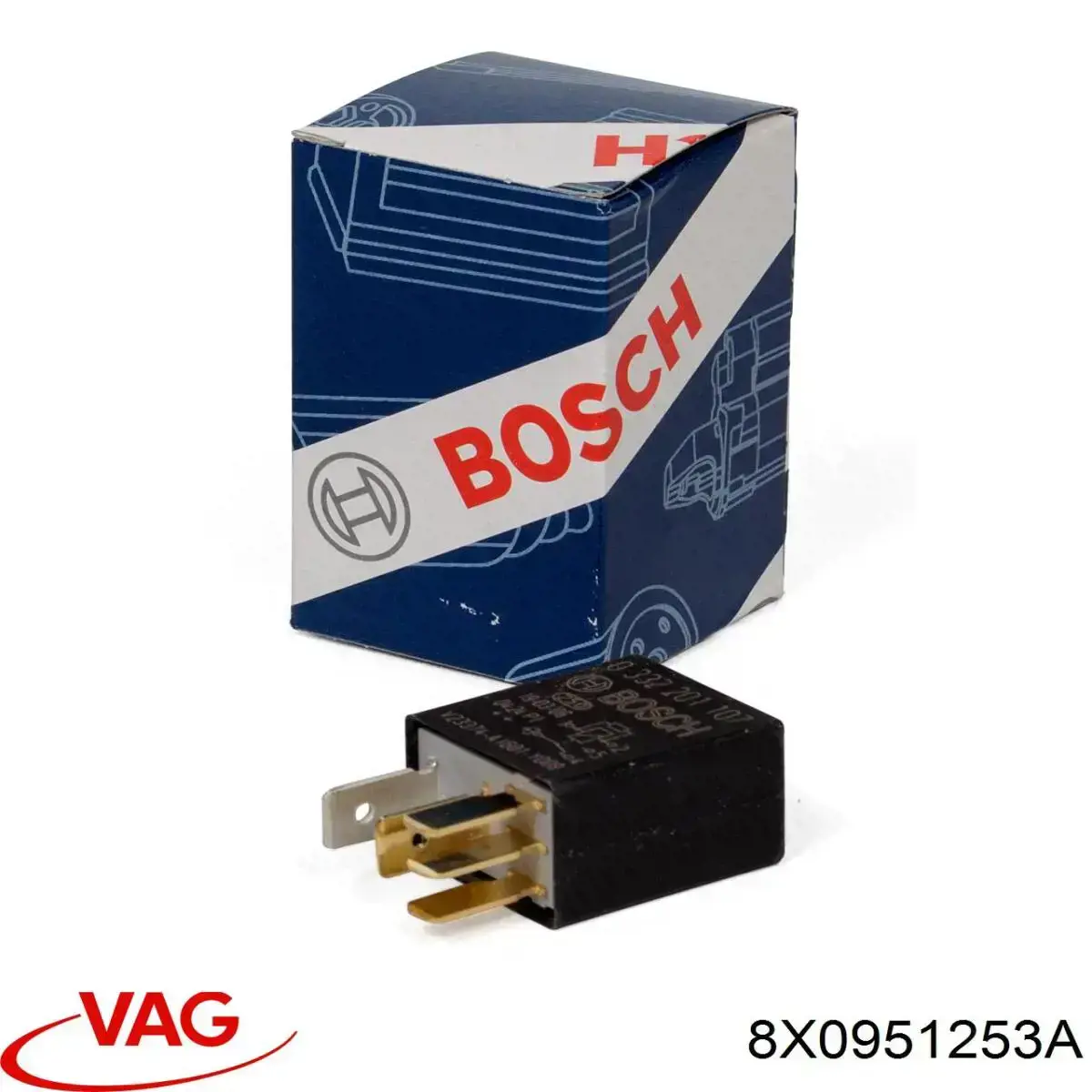 Купити 8X0951253A VAG Реле електричне багатофункціональне