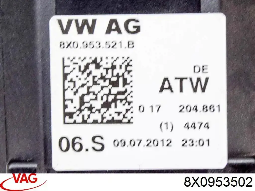  VAG 8X0953502 ціна, від 64.00 USD