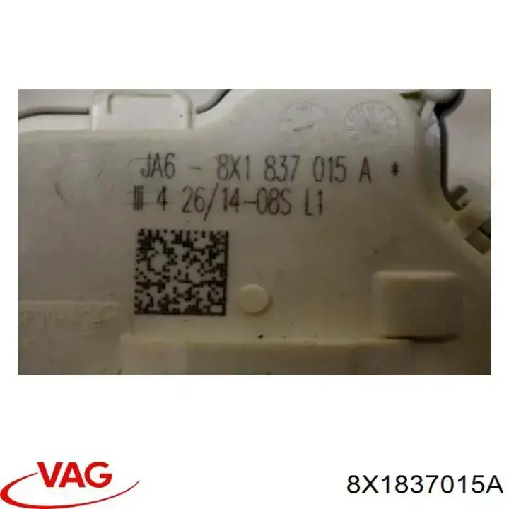 Купити 8X1837015A VAG Замок передньої лівої двері