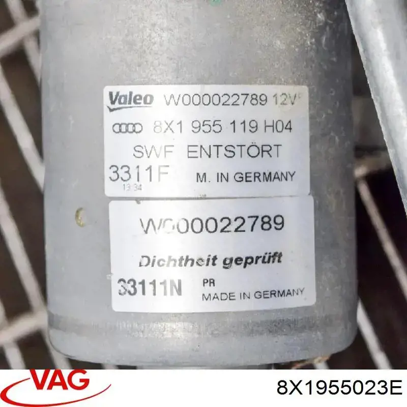 Купити 8X1955023D VAG Трапеція двірників