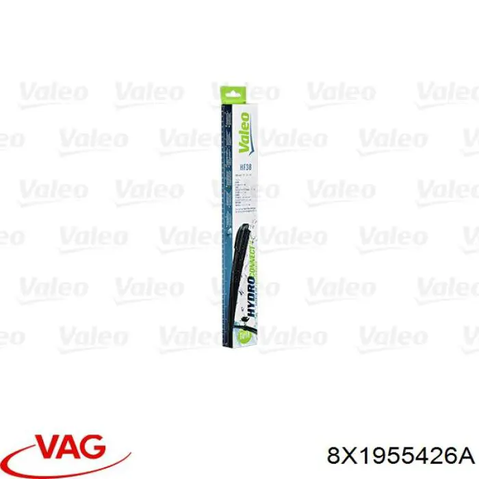 Щітка склоочисника лобового скла, пасажирська VAG 8X1955426A ціна, від 6.40 USD