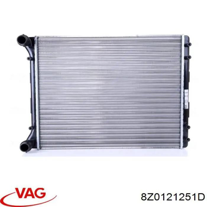 8Z0121251D VAG радіатор охолодження двигуна