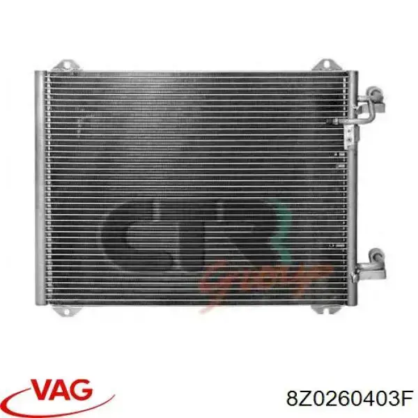8Z0260403F VAG радіатор кондиціонера