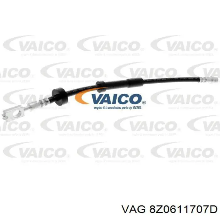 8Z0611707D VAG Гнучка гальмівна трубка передня