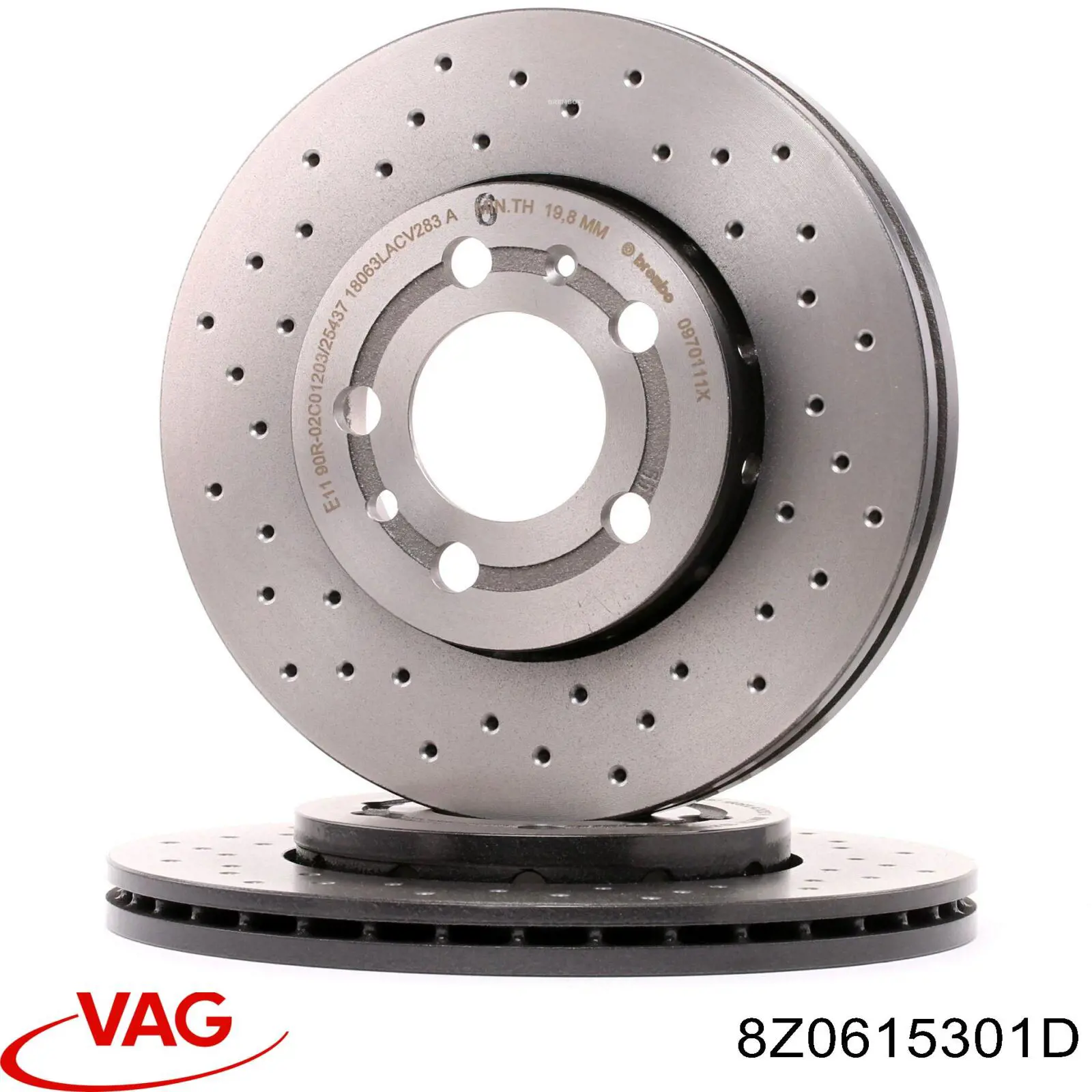Купити 8Z0615301D VAG Ротор гальмівний