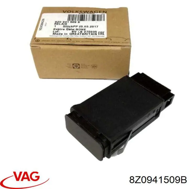 Кнопка включення аварійної сигналізації VAG 8Z0941509B ціна, від 115.69 USD