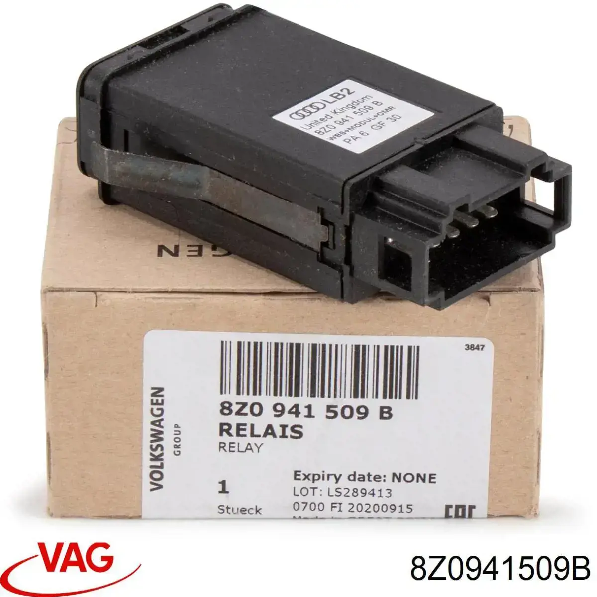 Купити 8Z0941509B VAG Кнопка включення аварійного сигналу