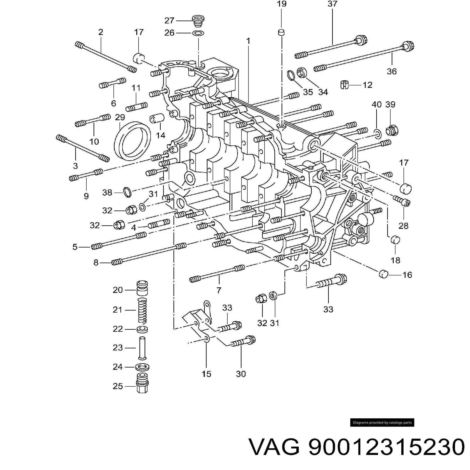  VAG 90012315230 ціна, від 4.27 USD