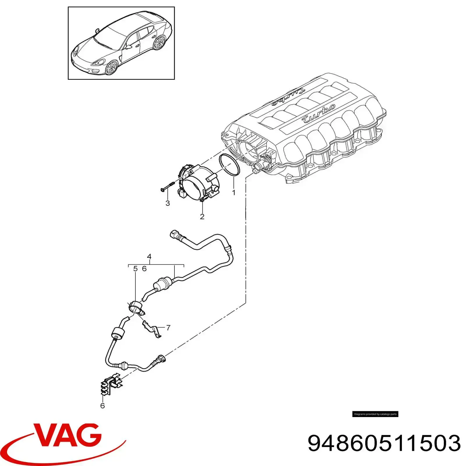 280750114 Bosch Дросільна заслінка в зборі