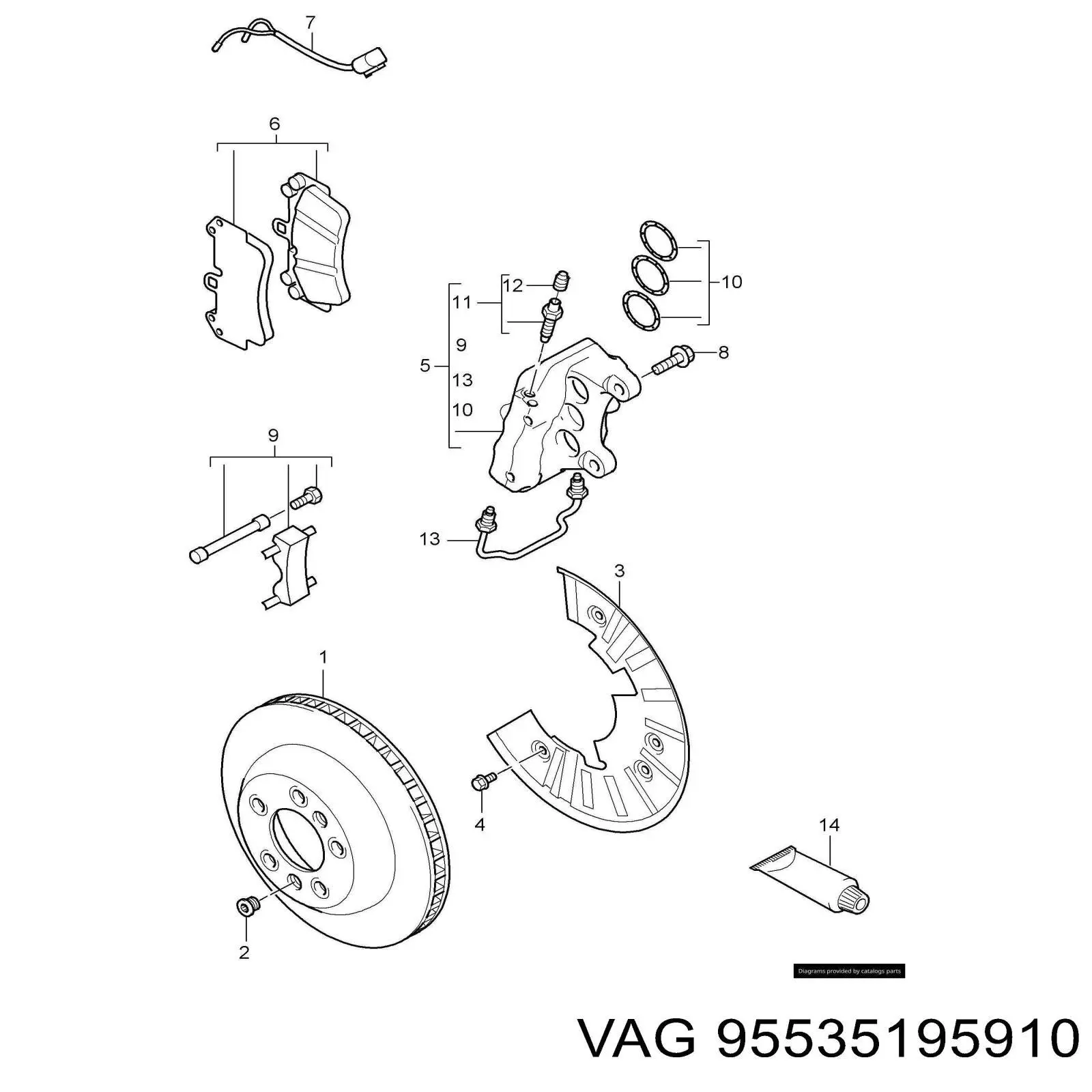  95535195910 Porsche