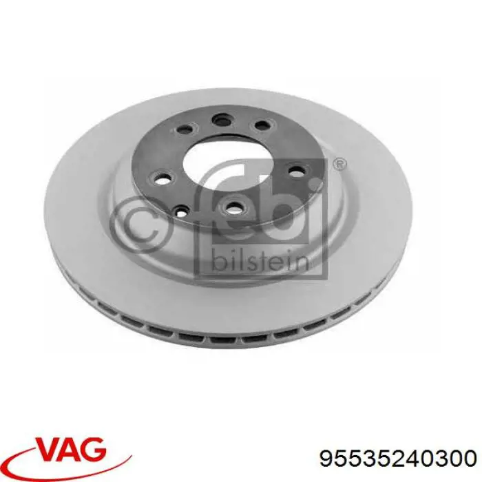 Задні дискові гальма VAG 95535240300 ціна, від 119.00 USD