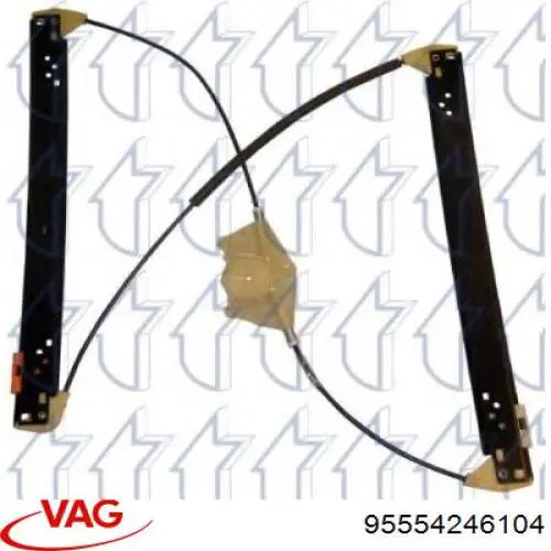 Купити 95554246104 VAG Механізм стеклопідйомника водійських дверей