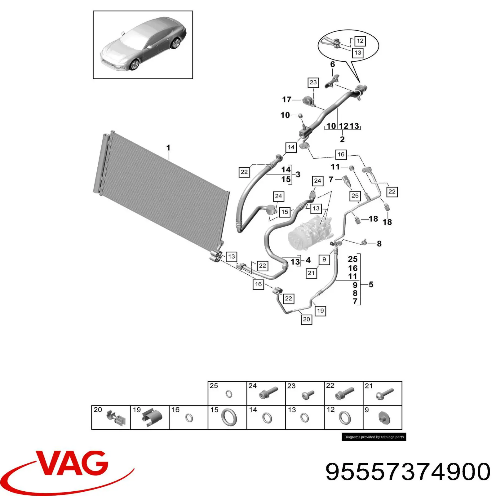 Купити 95557374900 Porsche 