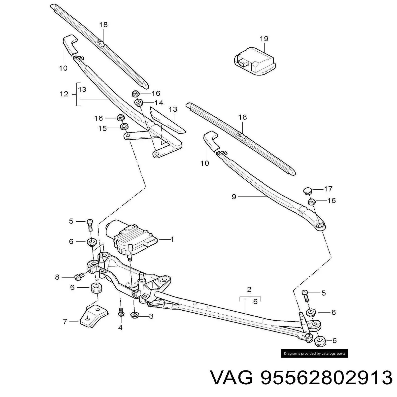  95562802913 Porsche