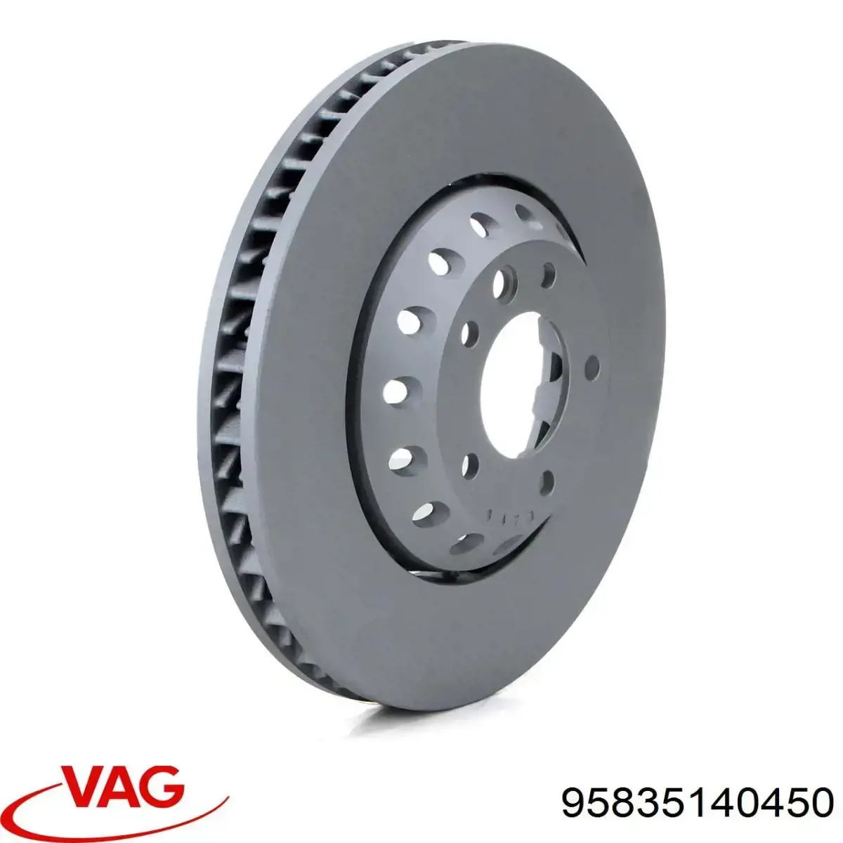 Диск гальмівний передній VAG 95835140450