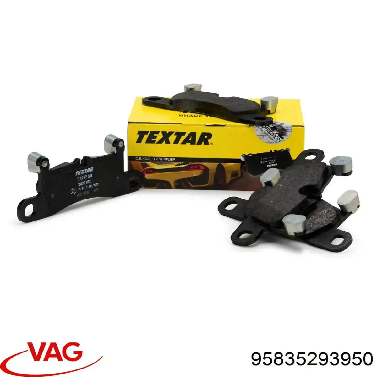 Купити 95835293950 VAG Задні колодки