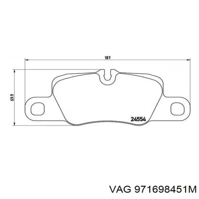 Задні гальмівні колодки Zimmermann 245541609 ціна, від 82.92 USD