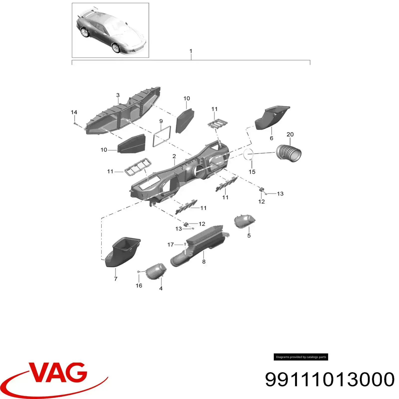 Повітряний фільтр ADBP220051 Blue Print