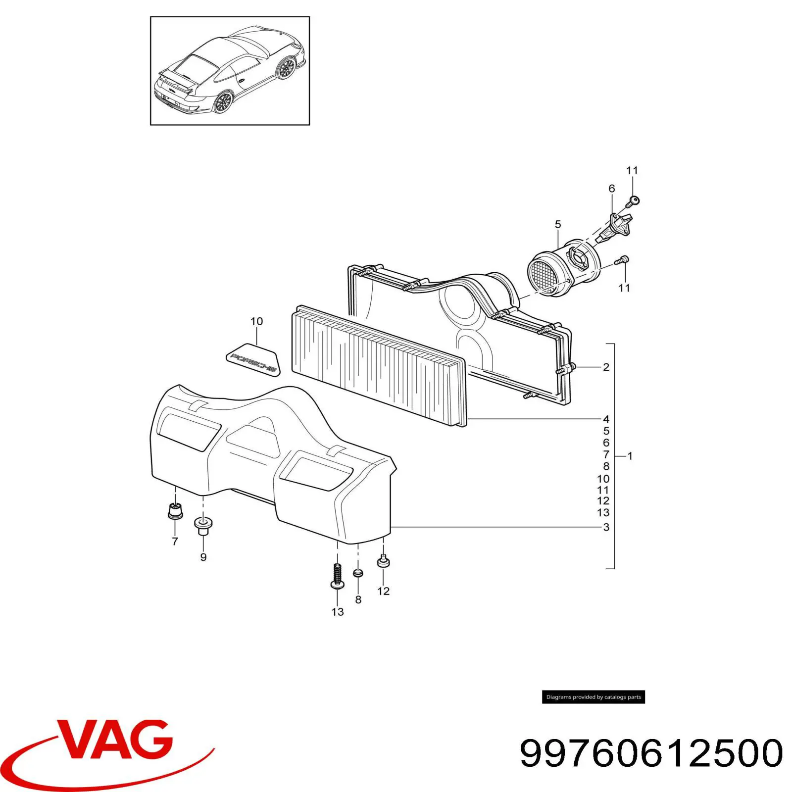ДМРВ 99760612500 VAG
