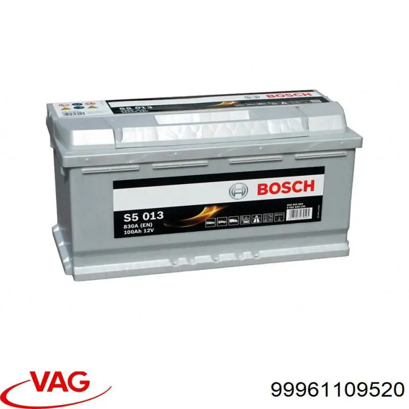 Купити Купити Акумулятор VAG Ємність 95А/г Напруга 12В 99961109520