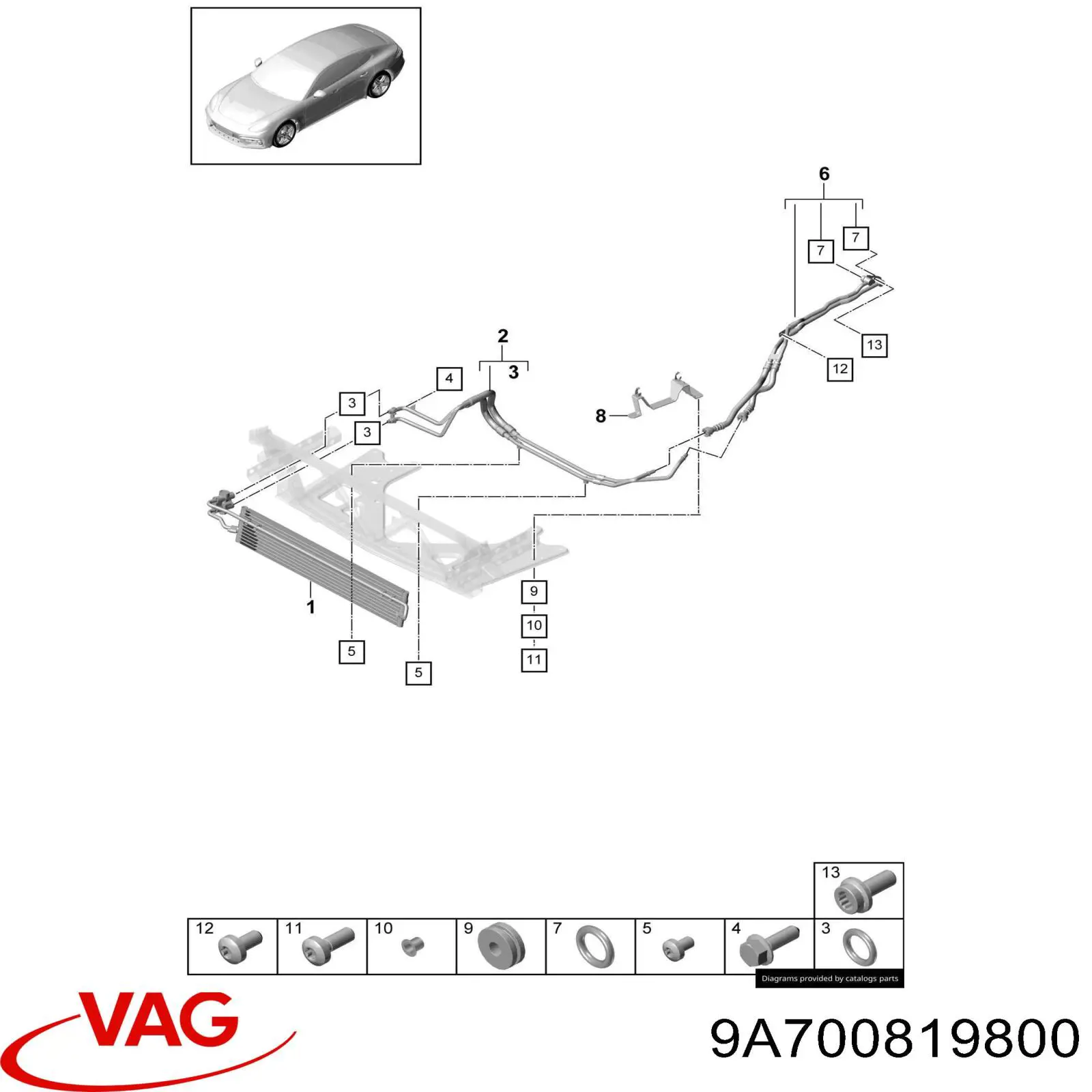  9A700819800 Porsche
