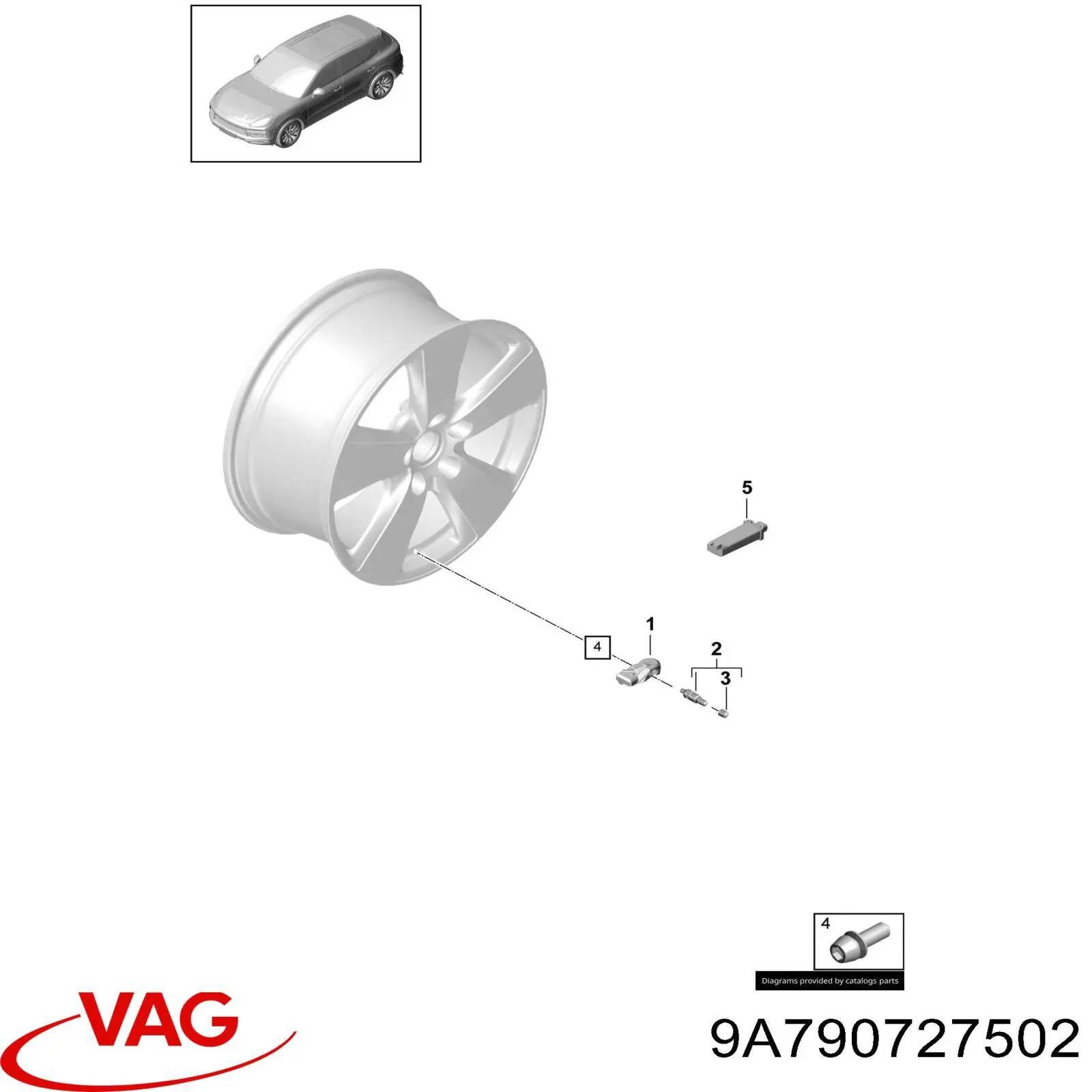 Манометр повітряний VAG 9A790727502 ціна, від 16.97 USD