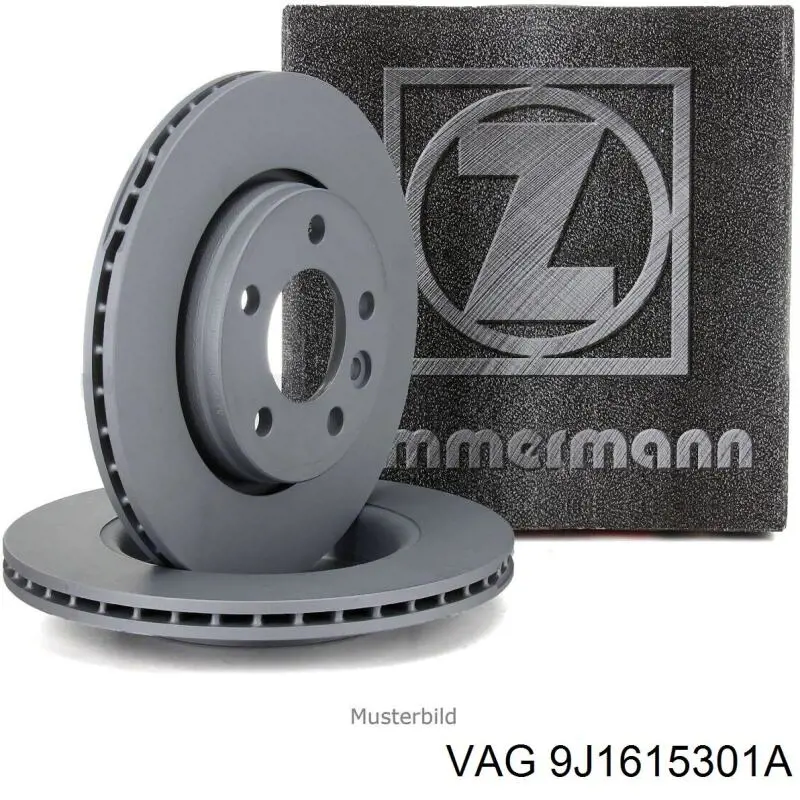 Диск переднього гальма Zimmermann 460455352 ціна, від 138.16 USD