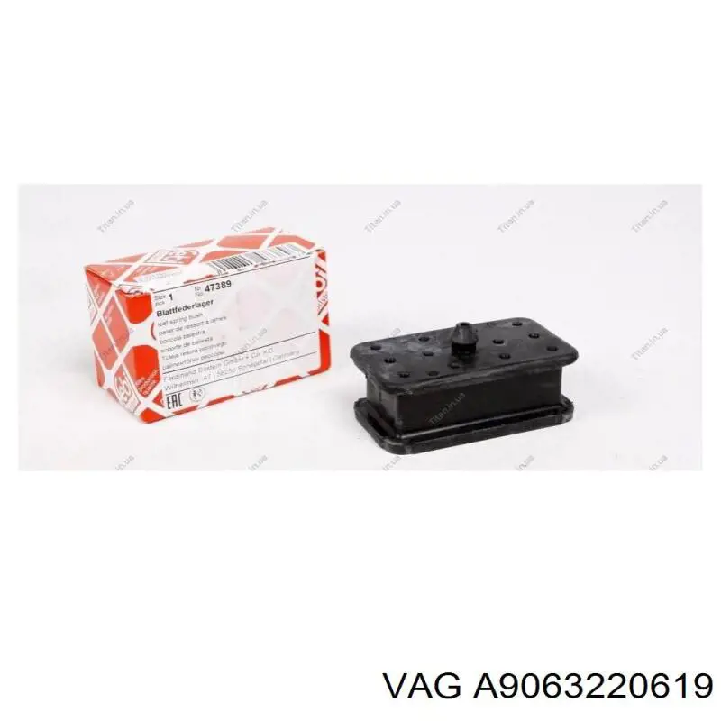 Купити A9063220619 VAG Відбійник передньої ресори