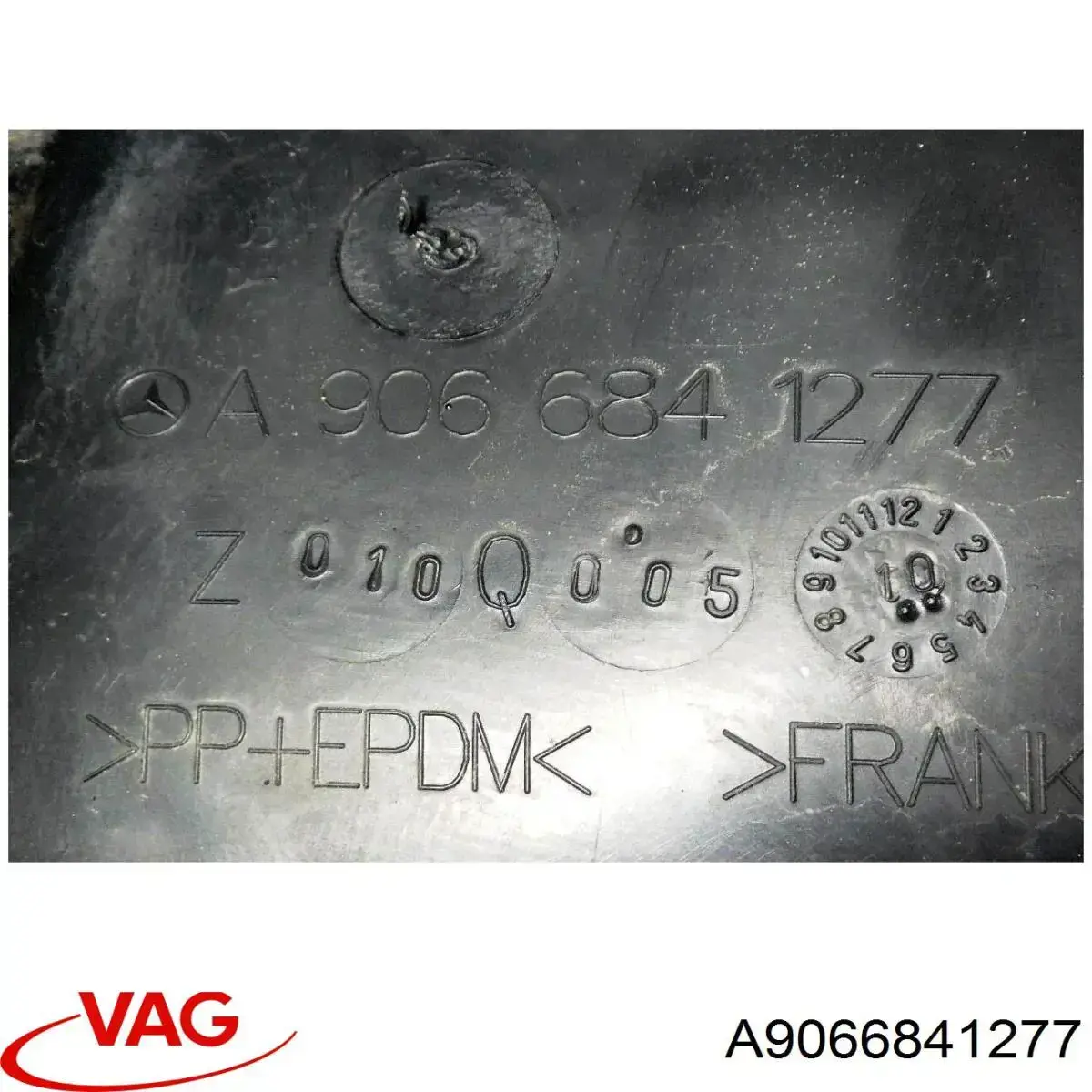 Підкрилок переднього крила, лівий задній A9066841277 VAG