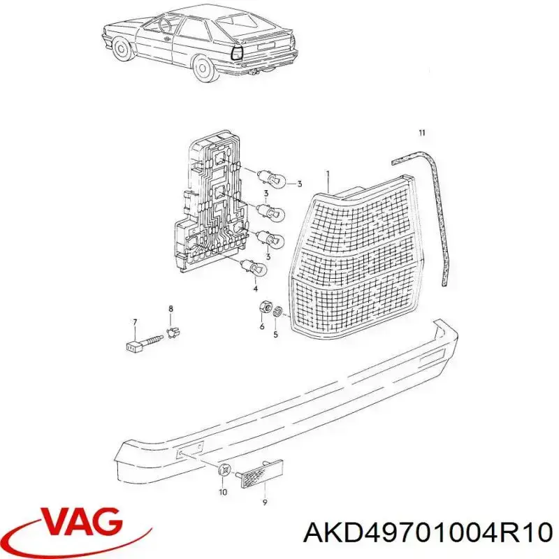 Купити AKD49701004R10 VAG 