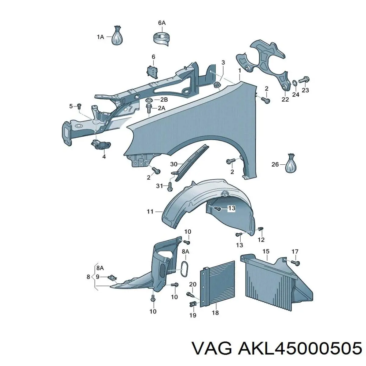 Герметик прокладковий VAG AKL45000505 ціна, від 35.17 USD