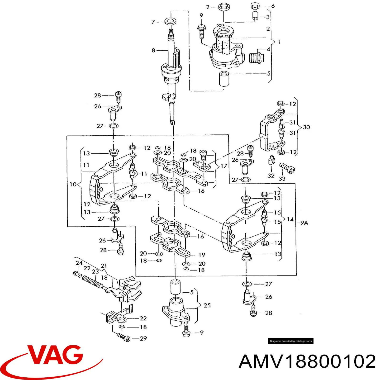 Герметик моторний термостійкий VAG AMV18800102 ціна, від 122.90 USD