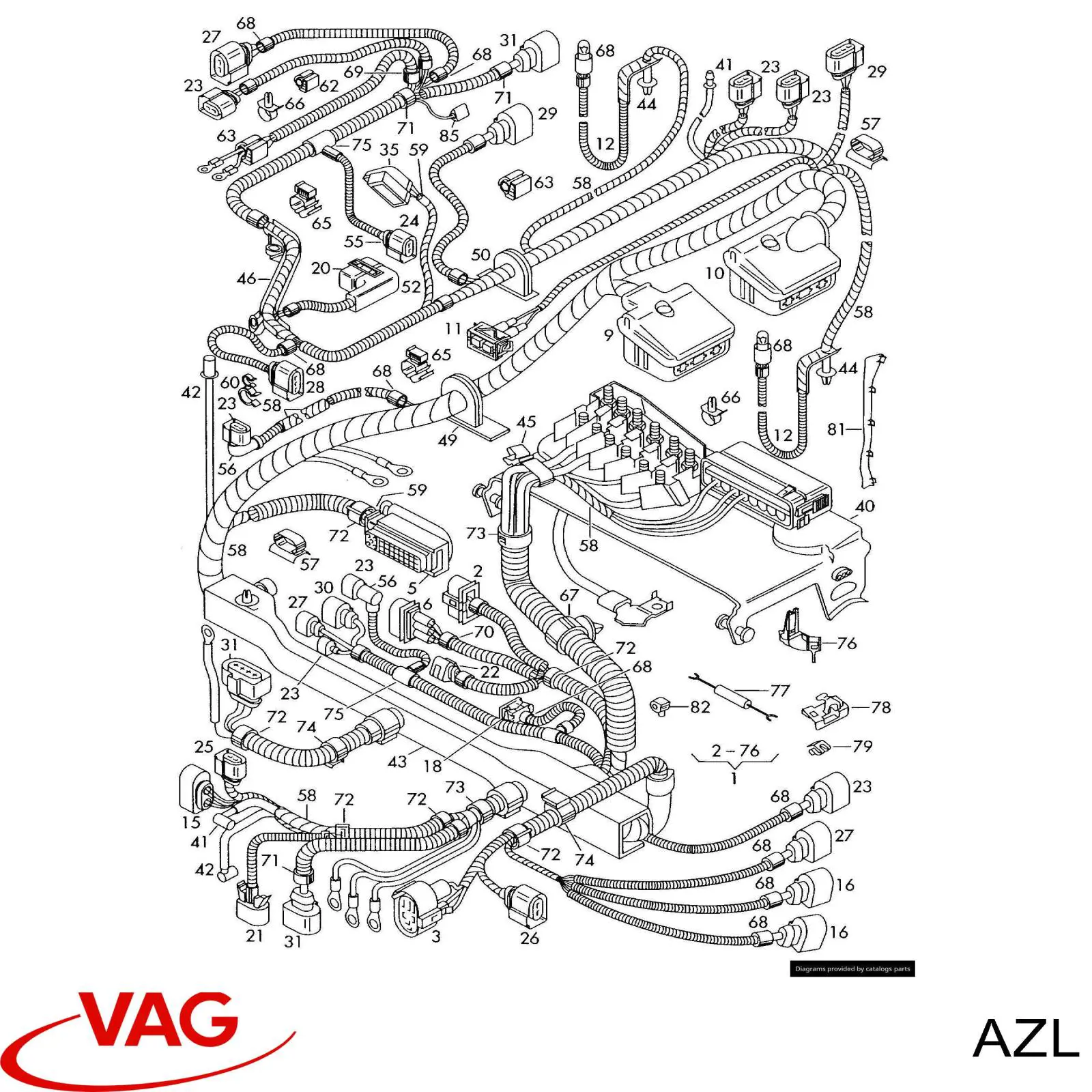 AZL VAG Мотор в зборі
