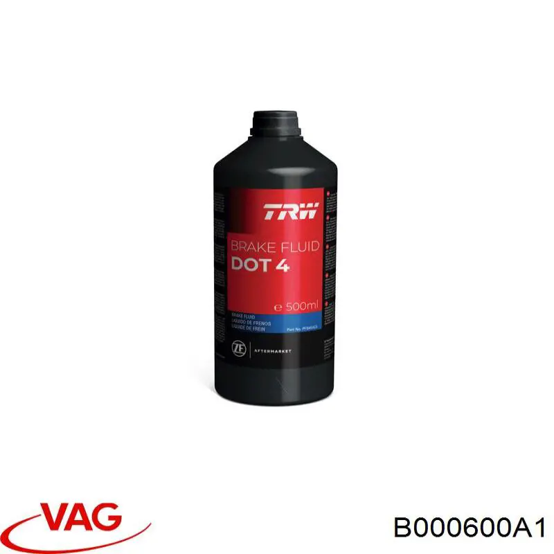 B000600A1 VAG Тормозная жидкость (DOT 4, 0,25 л)