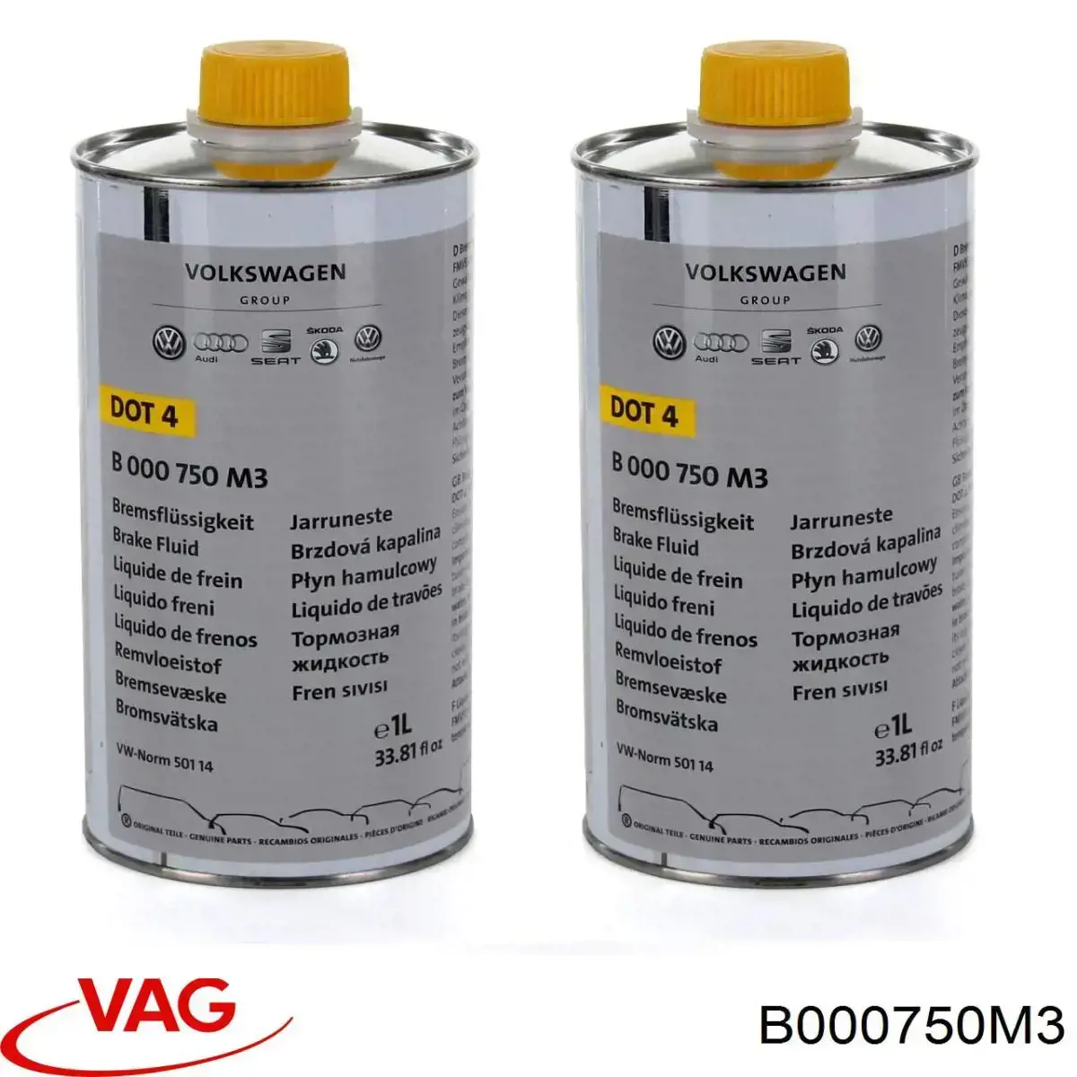 Купити B000750M3 VAG Рідина гальмівна