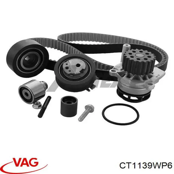Комплект ГРМ CT1139WP6 VAG