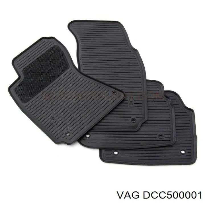 DCC500001 VAG килимок передні + задні, комплект на авто