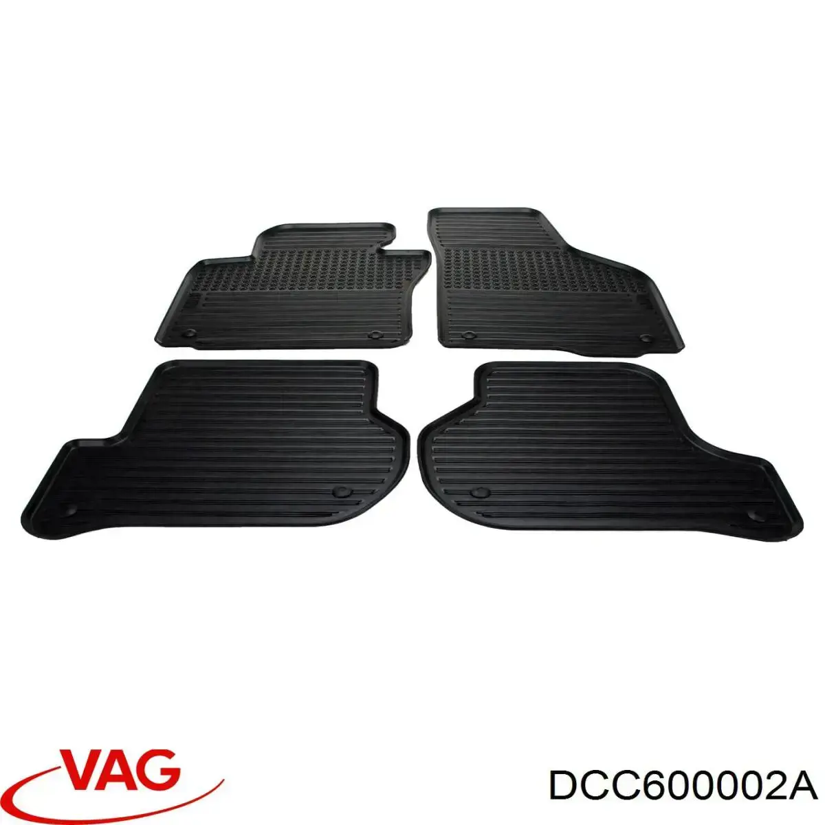 DCC600002A VAG килимок передні + задні, комплект на авто